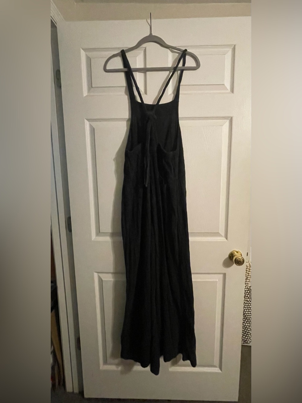 Free People black gauze jumpsuit